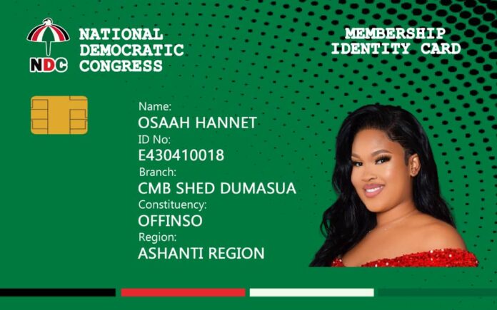 Ndc Membership Card