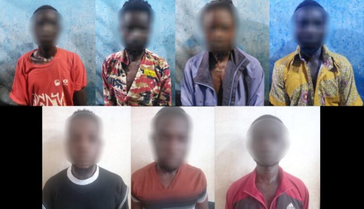 Seven armed robbers arrested in the Western Region