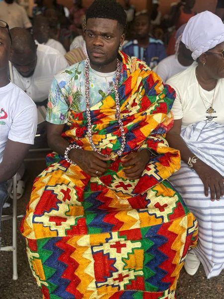 Thomas Partey honored by Krobo Traditional Area with the title of "Mahefalor"
