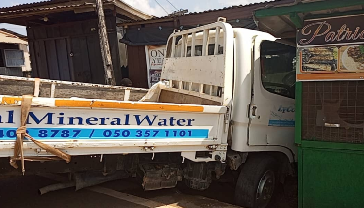 Truck injures 4 persons after running over them at Nkotompo