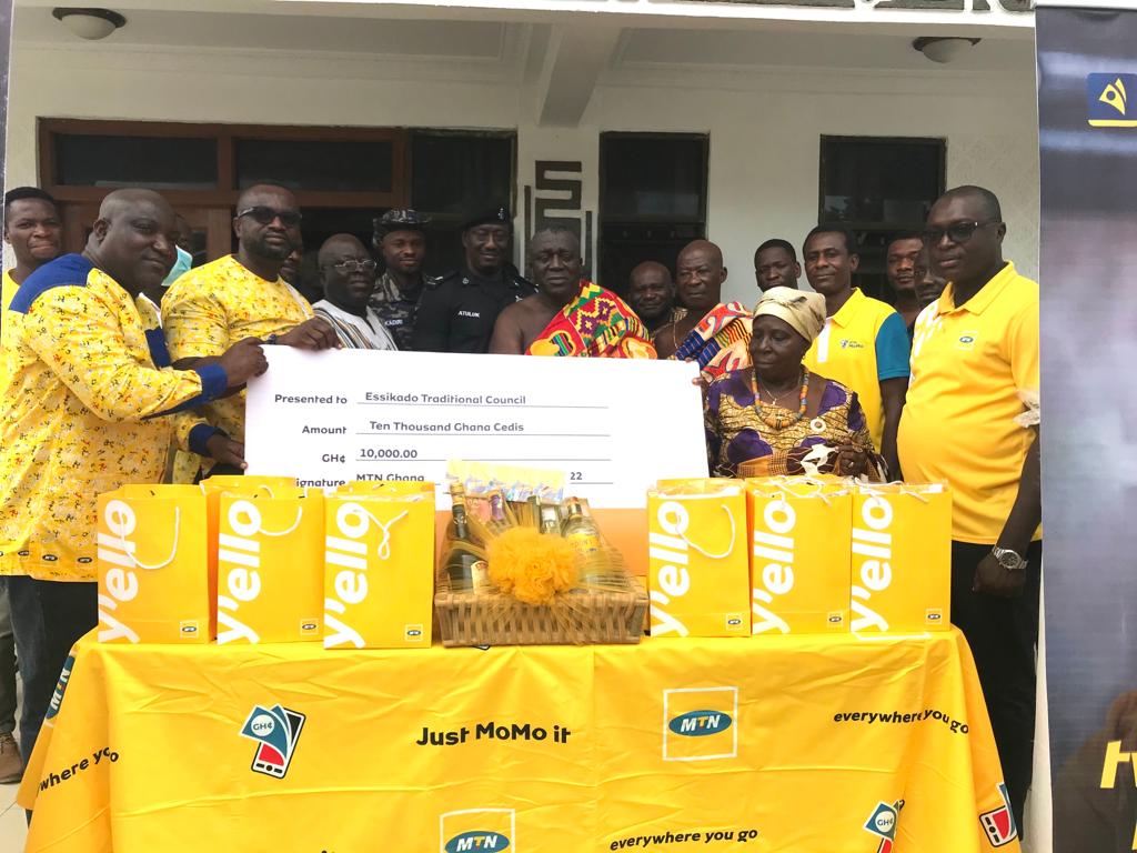 MTN donates cash, airtime and assorted drinks towards Essikado Kuntum Festival