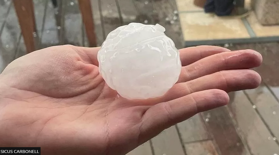 20-month-old baby killed in violent hailstorm in Spain