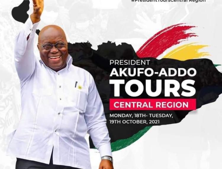 Akufo-Addo tours Central Region