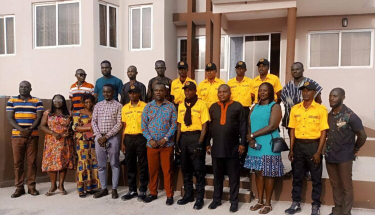 Induction of Y.E.A and Minerals Commission River Wardens in Shama District