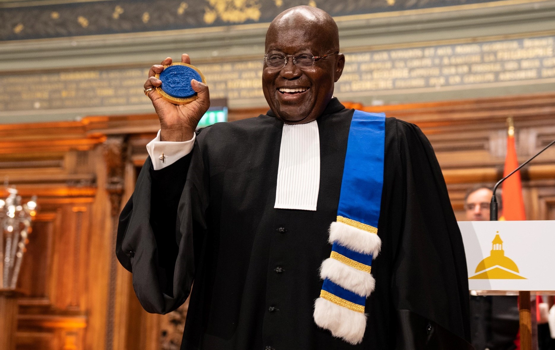 Akufo-Addo honoured by Sorbonne University for his Free SHS, leadership in Covid fight, commitment to peace