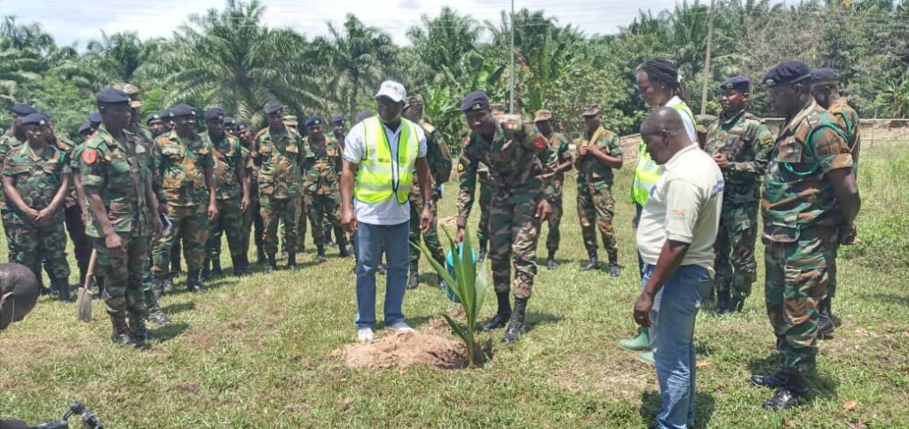 STMA presents 180 fruit seedlings to 2nd Battalion Infantry in Takoradi