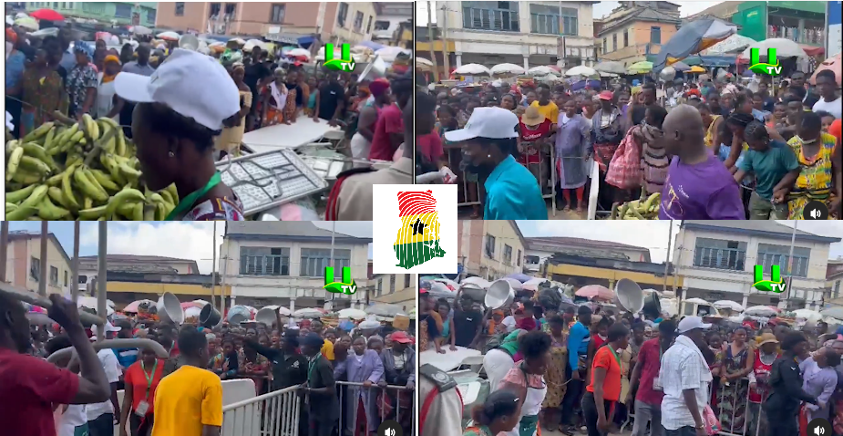 Mad rush for food items as PFJ market moves to Makola