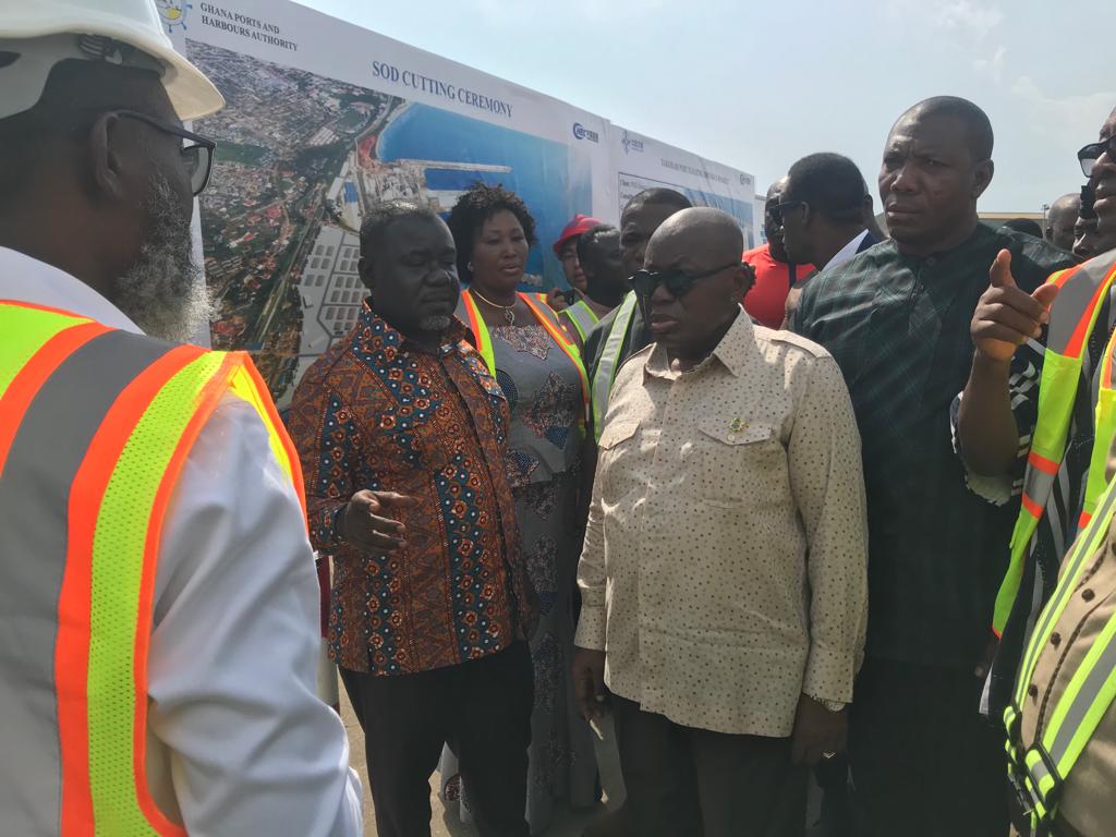 Akufo-Addo commissions Dry Bulk Terminal and Atlantic Terminal Service at Takoradi Harbour