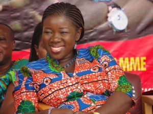 Elizabeth Ofosu-Adjare show dancing prowess at the delegate’s conference