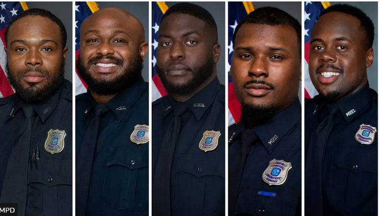 Five Memphis police officers charged over death