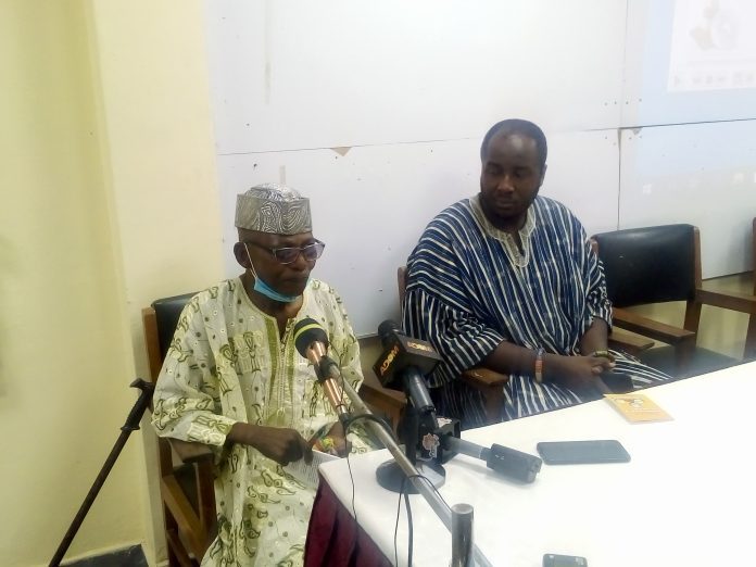 Political Constitution Reform Mr Ben Imoro Left Former Vice President Of Gaw Film Director Journalist At The Launch Of His Book