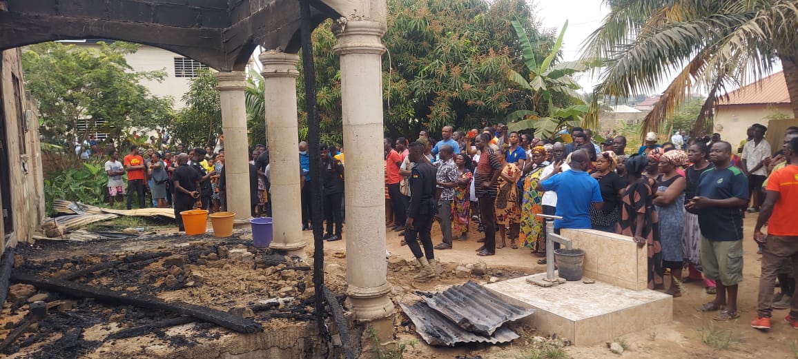 Mosquito coil caused fire which claimed 3 lives in Abuakwa – GNFS