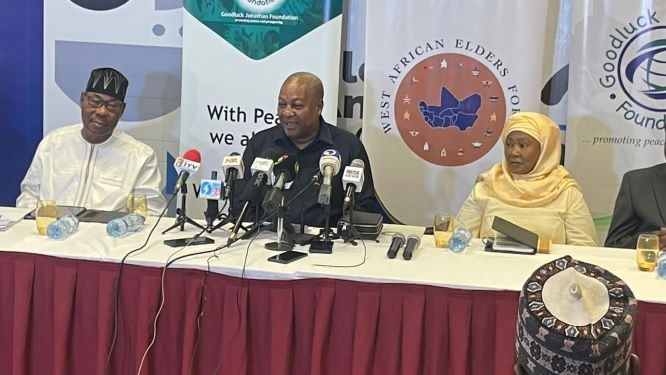 We are pleased with preparations – Mahama on Nigeria elections