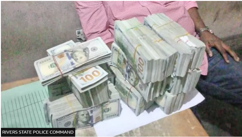 Nigerian politician arrested with $500,000 on election eve