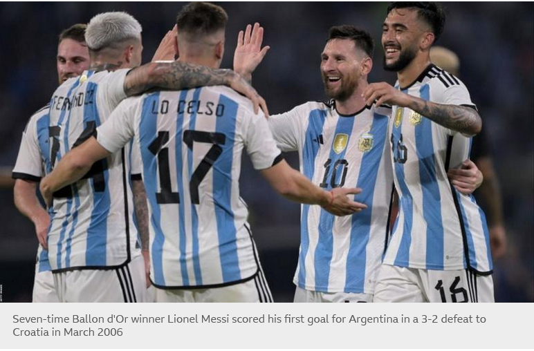 Messi passes 100 goals for Argentina