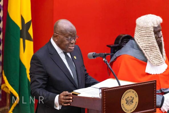 Akufo Addo Presents Sona
