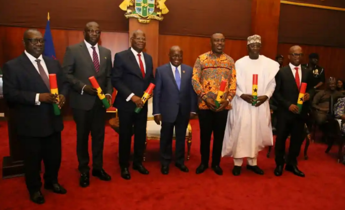 President swears in five ministers and a deputy minister – Skyy Power FM