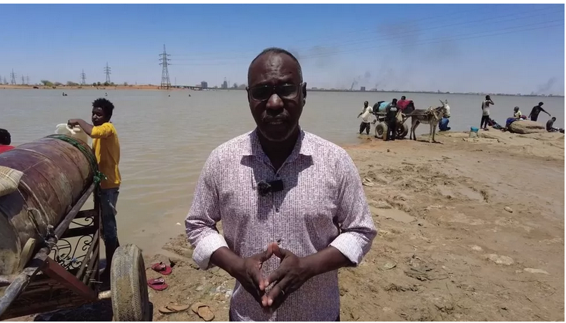 Sudan conflict: 'I'm drinking water from the River Nile' BBC reporter
