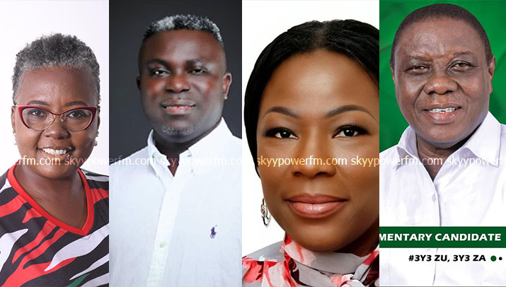 NDC Parliamentary Elections:  Emelia Arthur, Dr Grace Ayensu Danquah, Lawyer Blay, Dr Okumi Andoh to win the contest in their respective constituencies