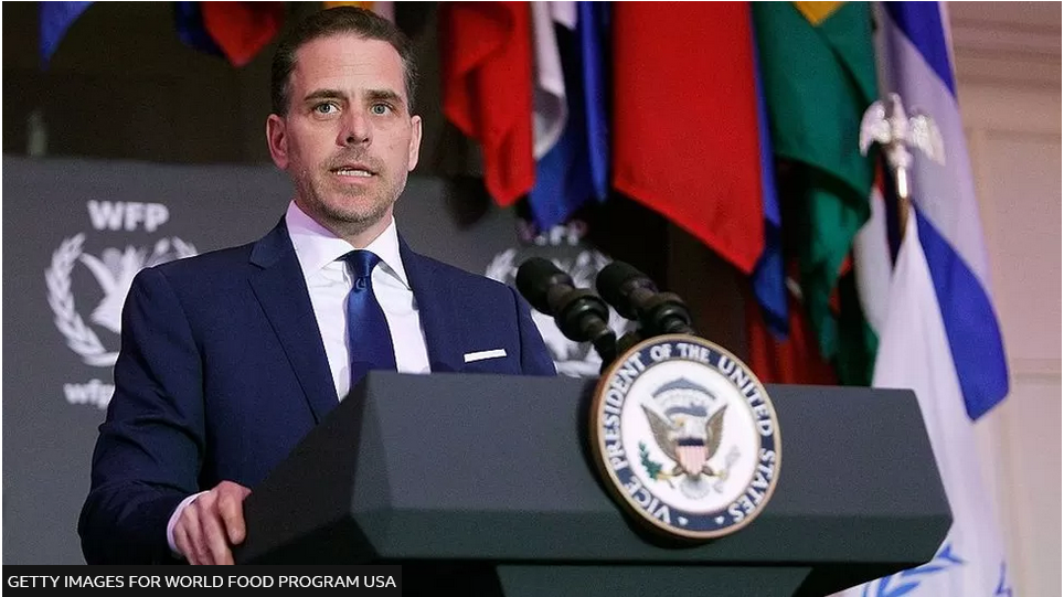 US President’s son Hunter Biden charged with tax and gun offence