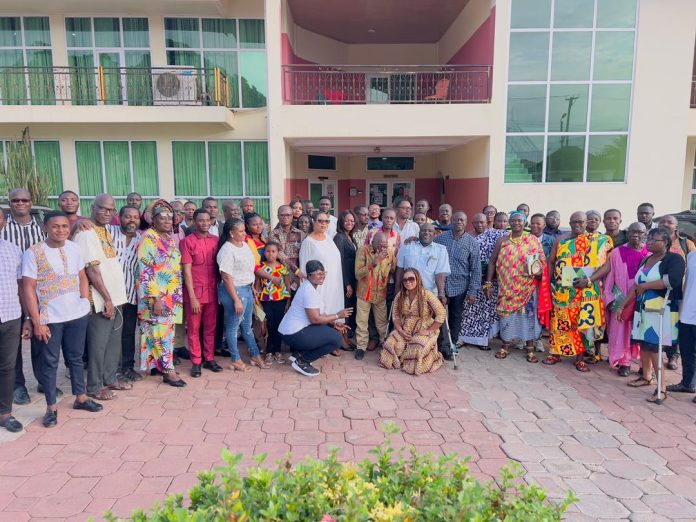 Particpants at the national dialogue on the 2023 District Level Election