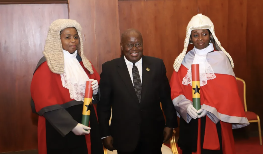 President Akufo-Addo swears in 2 high court judges – Skyy Power FM