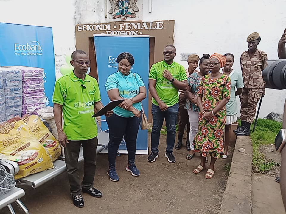 Ecobank staff donates to Sekondi Female Prison, 4 other centres – Skyy Power FM