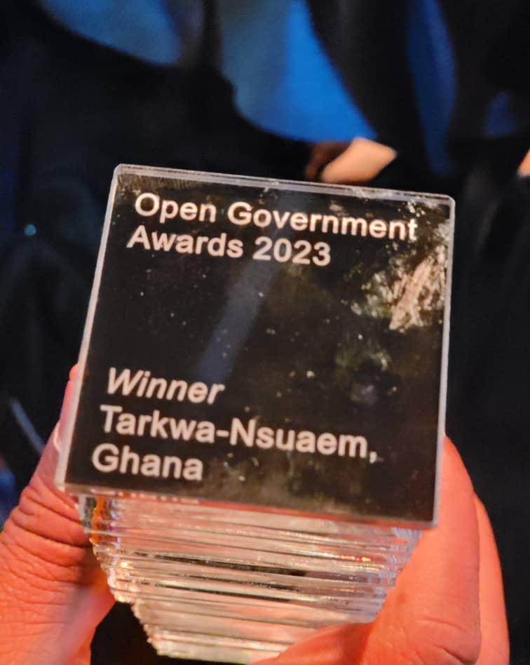 Tarkwa-Nsuaem Assembly wins award at 8th edition of OGP Global Summit in Estonia