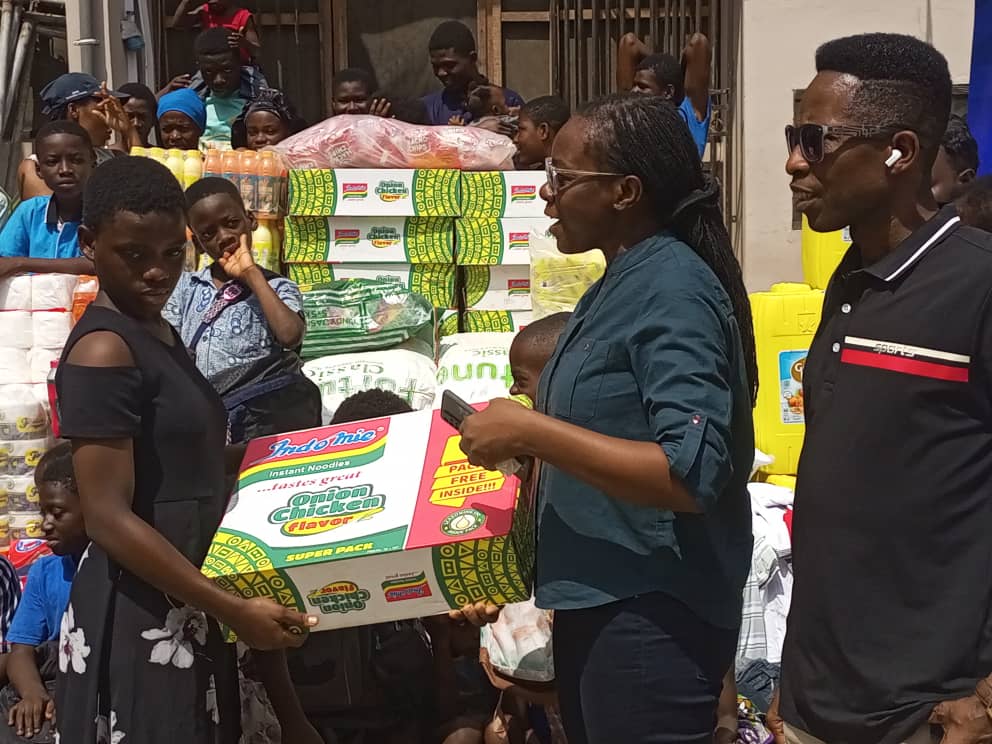 QNET donates food items to Father’s Home Care Orphanage in Western Region