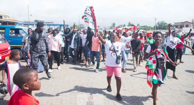 NDC Greater Accra Launches Intensive Door-to-Door Campaign for Mahama's Victory