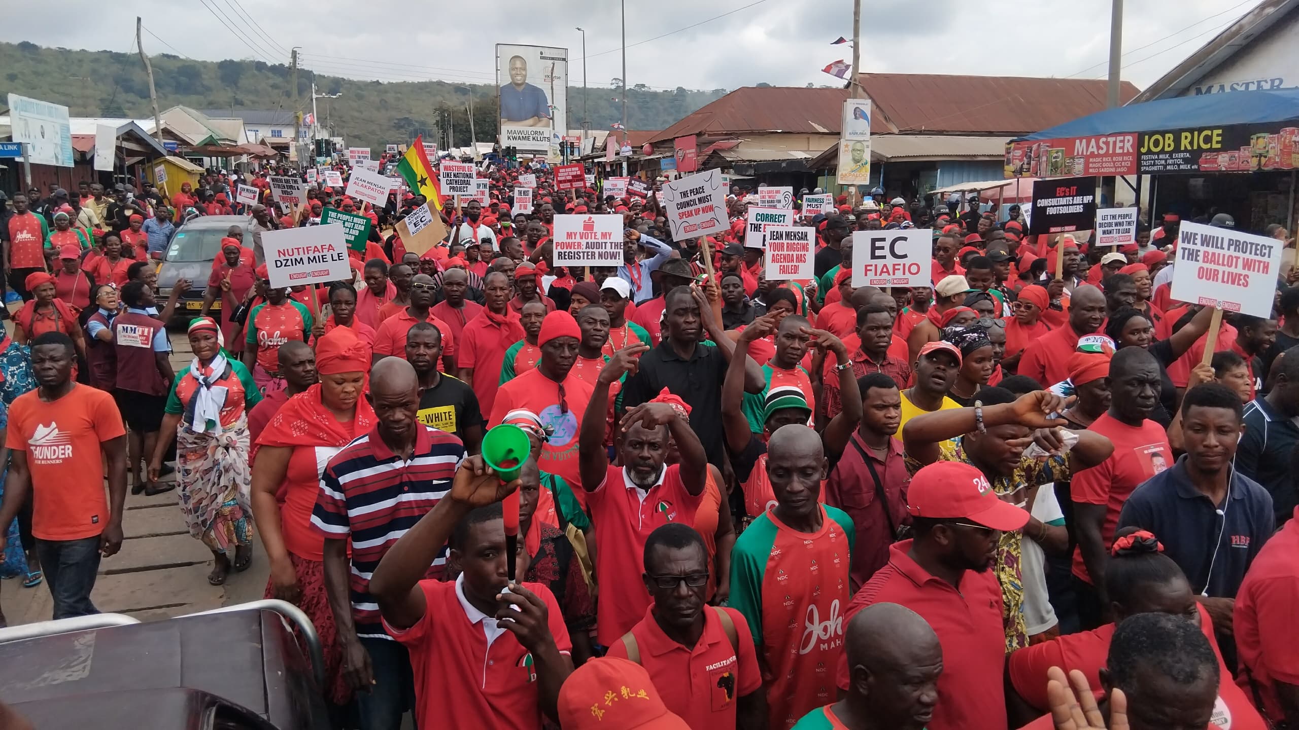 NPP Condemns NDC's Protest Against Electoral Commission as Unnecessary