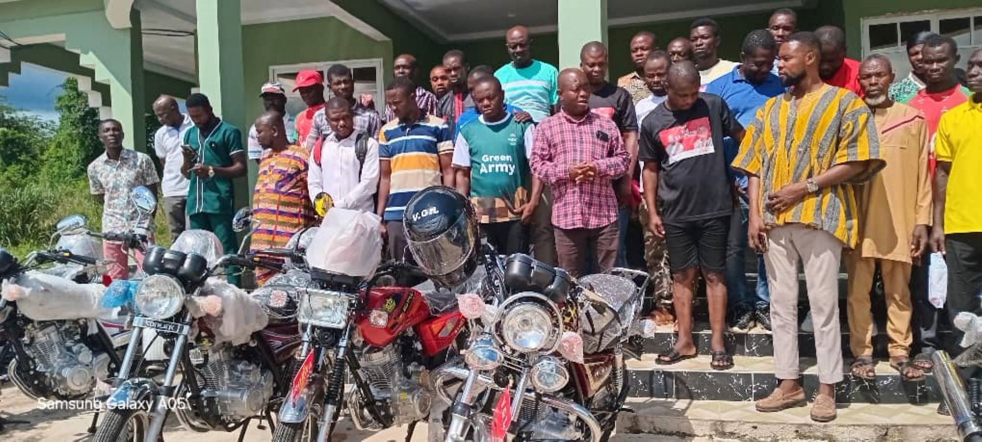 NDC Zonal Executives Receive Motorbikes To Support Campaign Activities