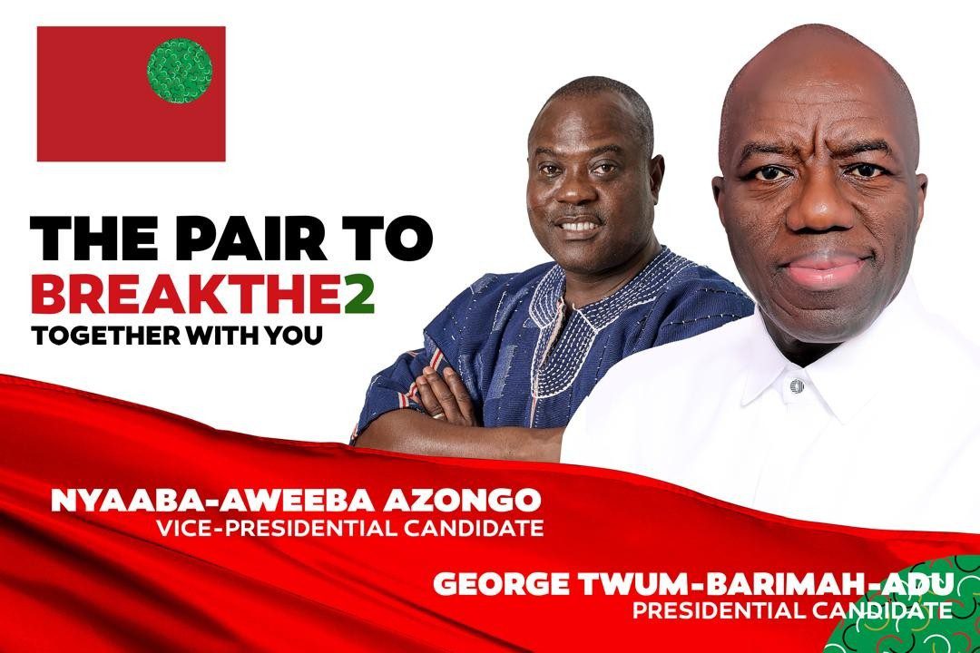 Nyaaba-Aweeba Azongo Unveiled as Vice Presidential Candidate for George Twum-Barima Adu
