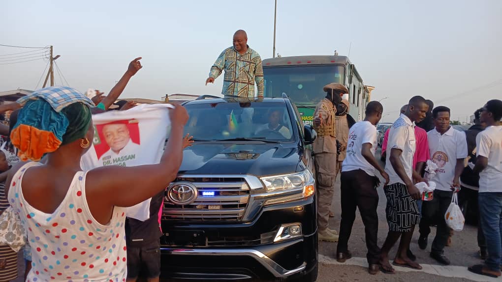 Hassan Ayariga Tours Eastern Region with Street, Community Connect Campaign