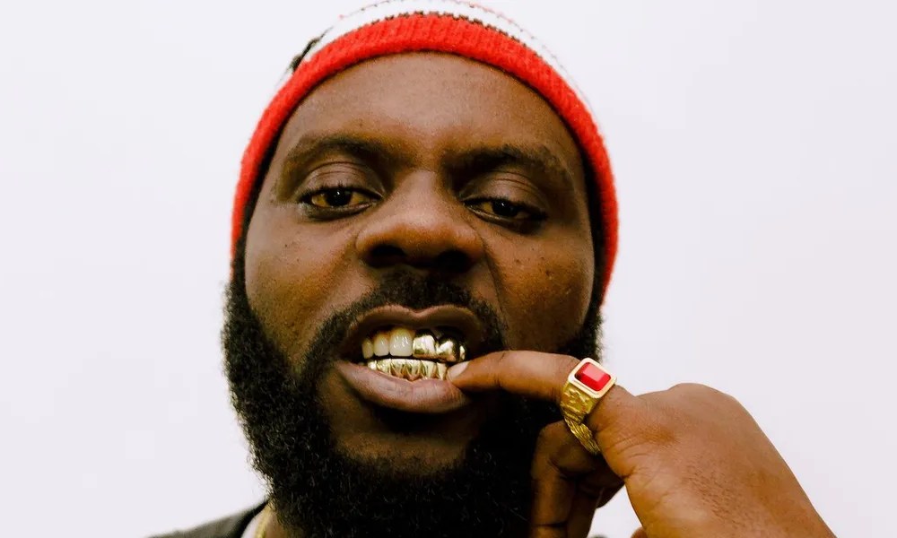 Fans panic as stage collapses on rapper Odumodublvck