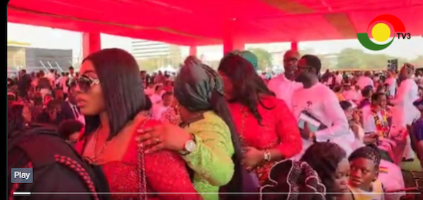 Kalsoume Sinare and Jackie Appiah spotted Mahama’s inauguration