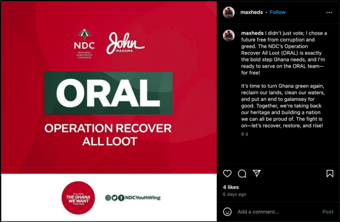 Oral Social Media Post X