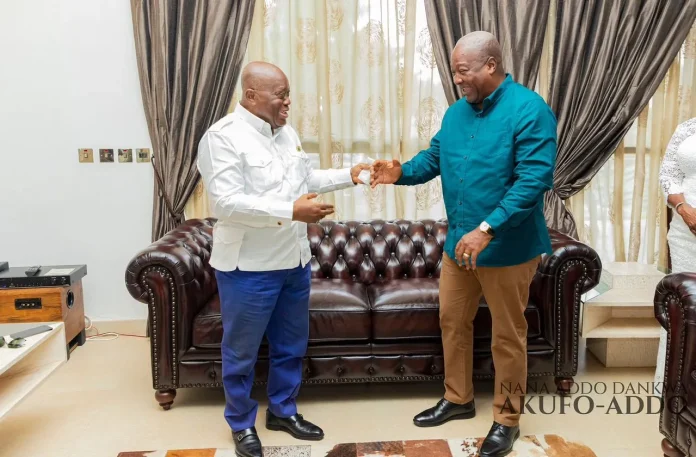 President Mahama And Former President Akufo Addo