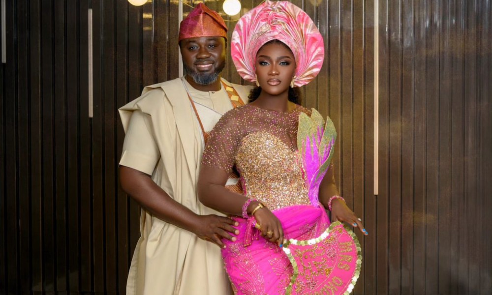 Mercy Johnson descends on netizen with curses over wedding ring