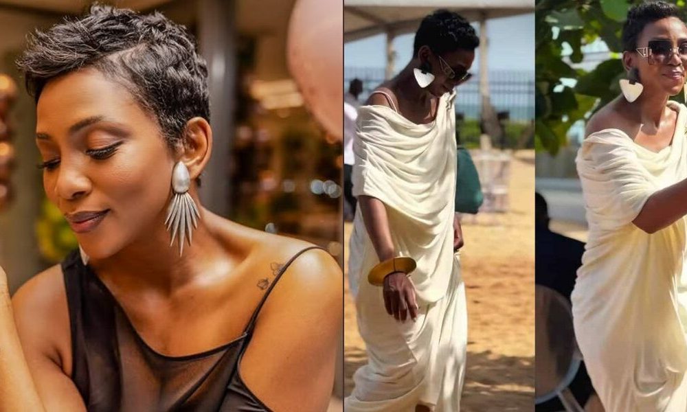 Watch as veteran actress Genevieve Nnaji steps out in style