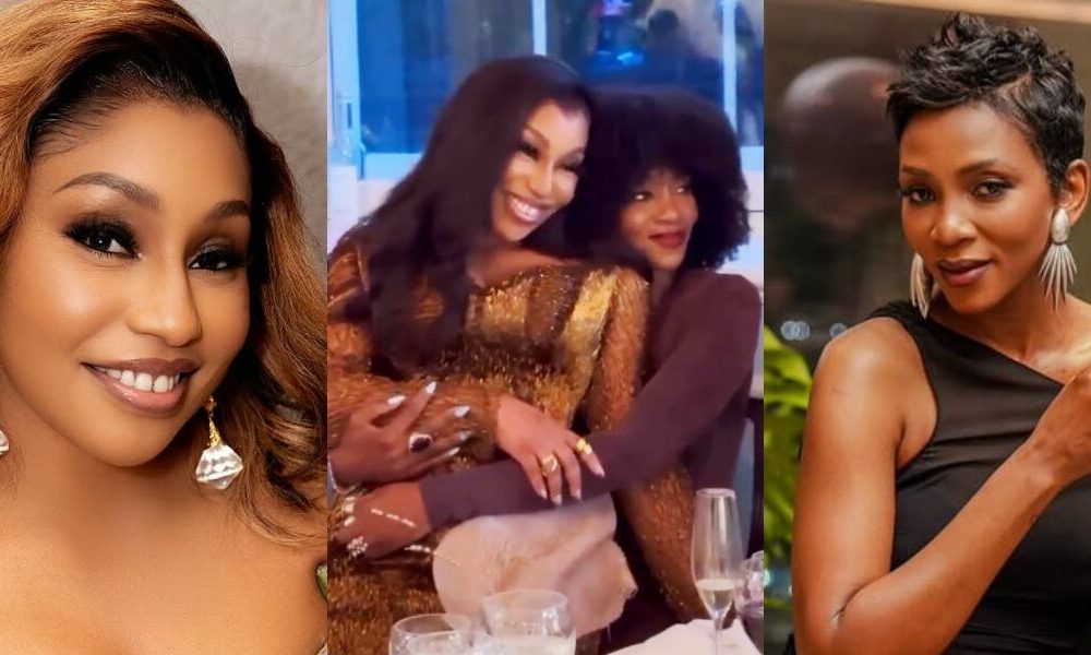 Genevieve Nnaji and Rita Dominic melt hearts with sweet moment at 50th birthday bash