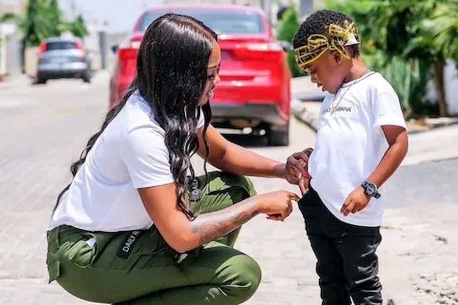 Tiwa Savage warns influencer Dami Foreign over attacks on her and son Jamil